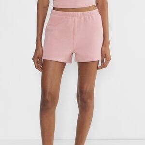 Aritzia TNA Cozy Sweatfleece Perfect Hi-rise Mini Shorts